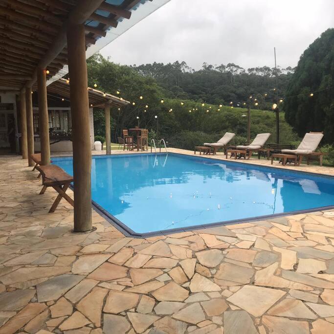 Villa Sitio Vale Da Colina-Nazare Paulista - 10 Pessoas Exterior foto